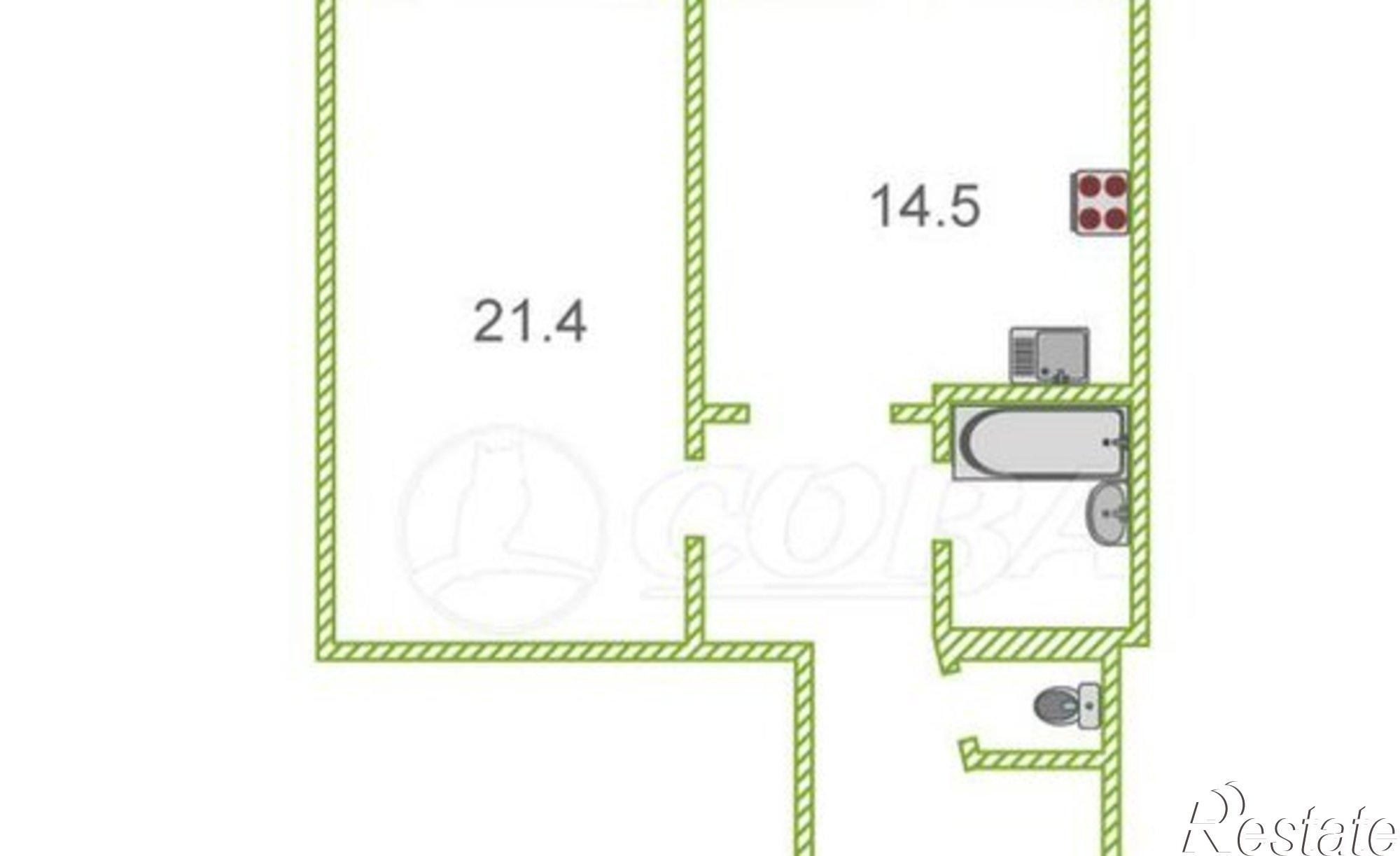 Купить квартиру за 5 150 000 рублей на ул Демьяна Бедного, 83 1
