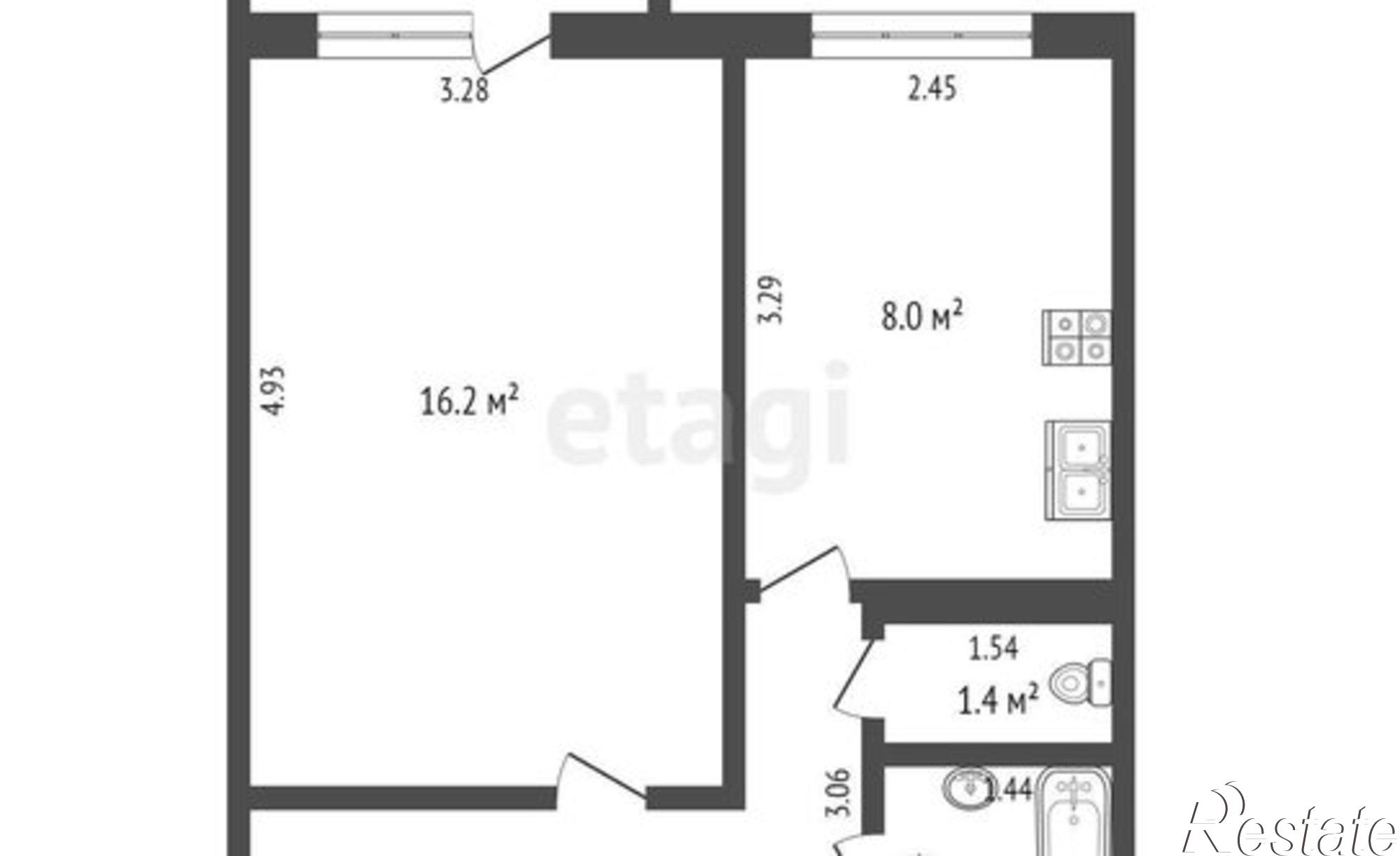 Купить квартиру за 3 450 000 рублей на ул Беловежская, 13 1
