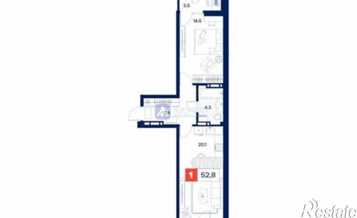 1-комн квартира ул Пышминская, 216а,  д. 216а