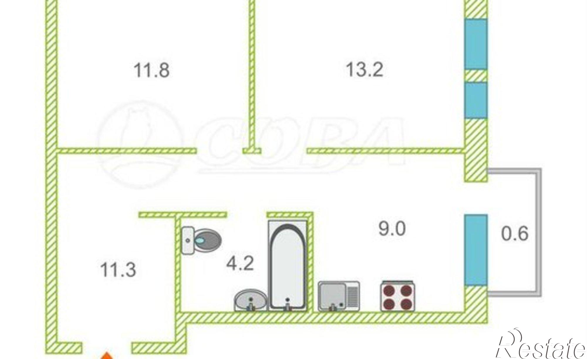 Купить квартиру за 8 500 000 рублей на Полевая улица, 117 к5