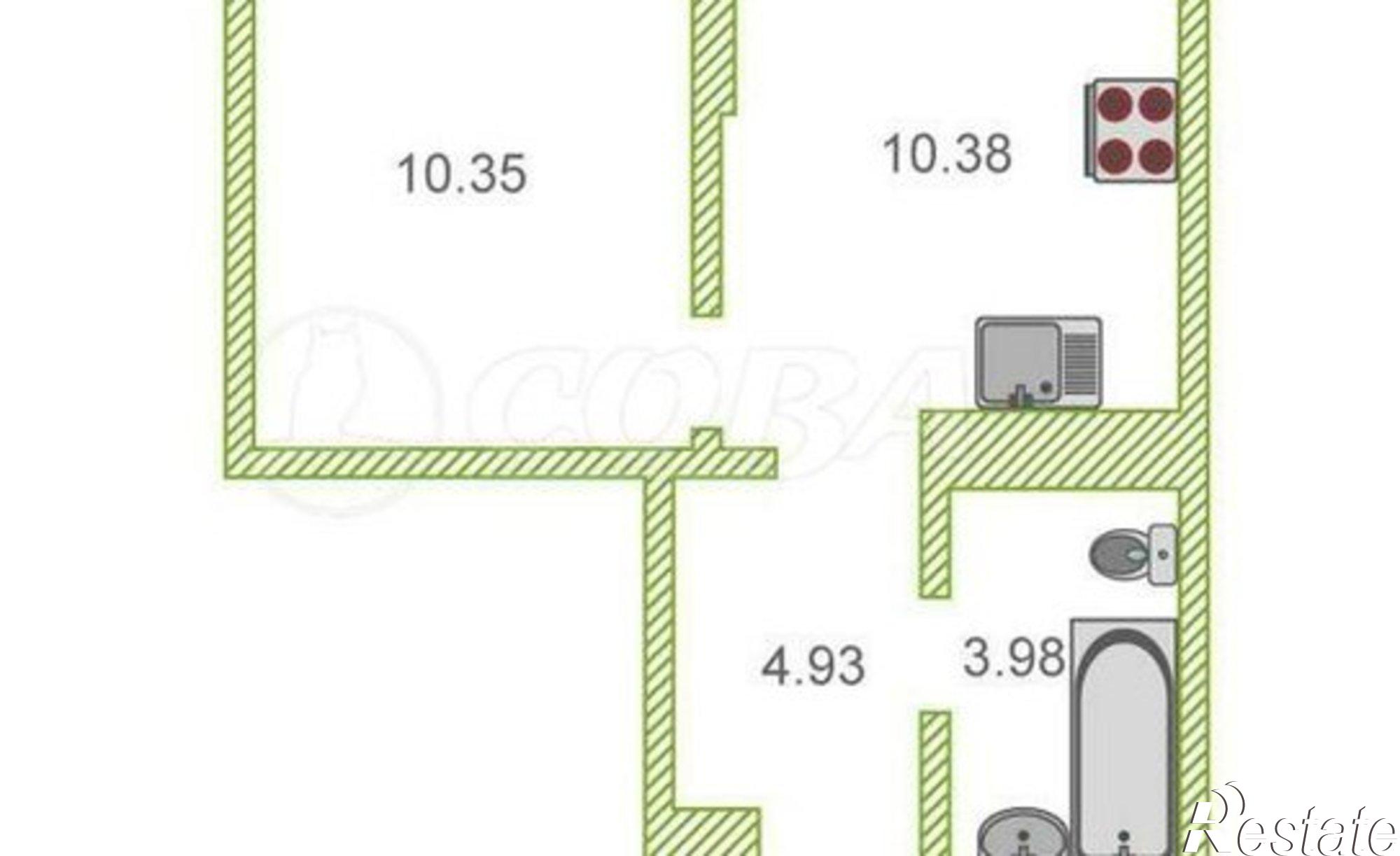 Купить квартиру за 5 200 000 рублей на улица Первооткрывателей, 10
