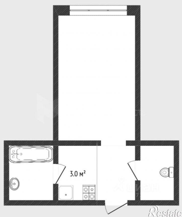 1-комн квартира ул Олимпийская, 15А,  д. 15А