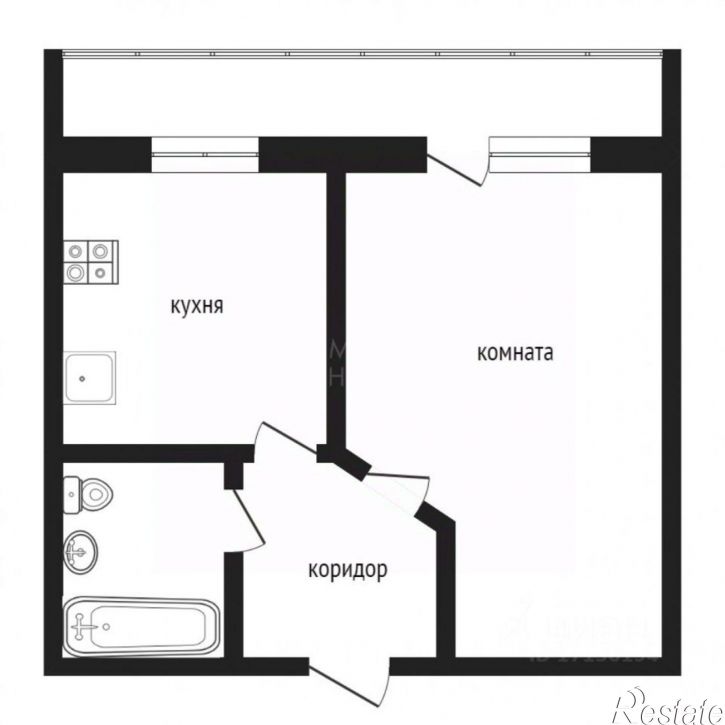 1-комн квартира ул Избышева, 6,  д. 6