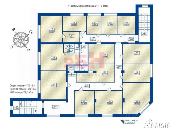 Офис ул Монтажников, 1/4,  д. 1/4
