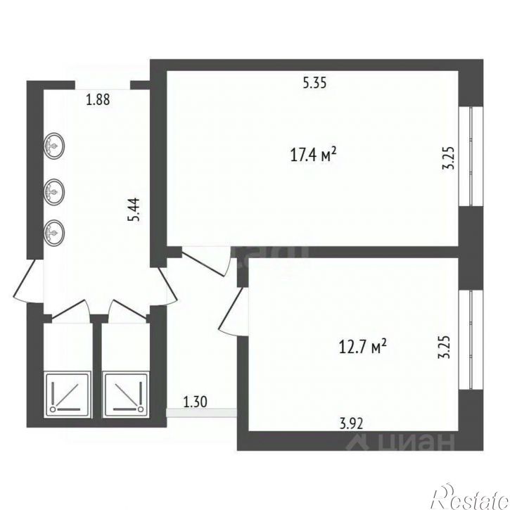 Комната Станционная улица, 18,  д. 18