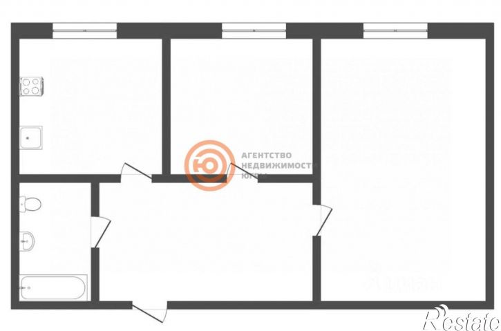 2-комн квартира ул Жуковского, 84 1,  д. 84 1,  к. 1