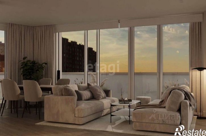 3-комн квартира городской округ Тюмень