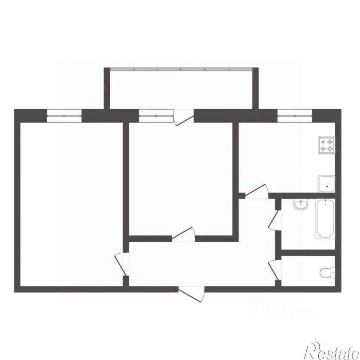 2-комн квартира ул Челюскинцев, 30,  д. 30