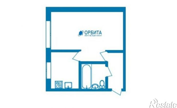 1-комн квартира ул Рижская, 58 8,  д. 58 8,  к. 8