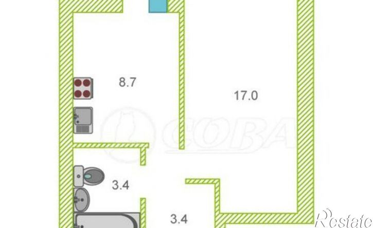 1-комн квартира ул Ветеранов труда, 11 4,  д. 11 4,  к. 4