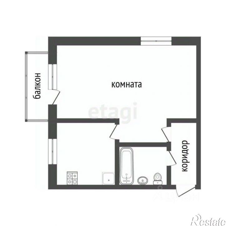 1-комн квартира улица Парфёнова, 18,  д. 18