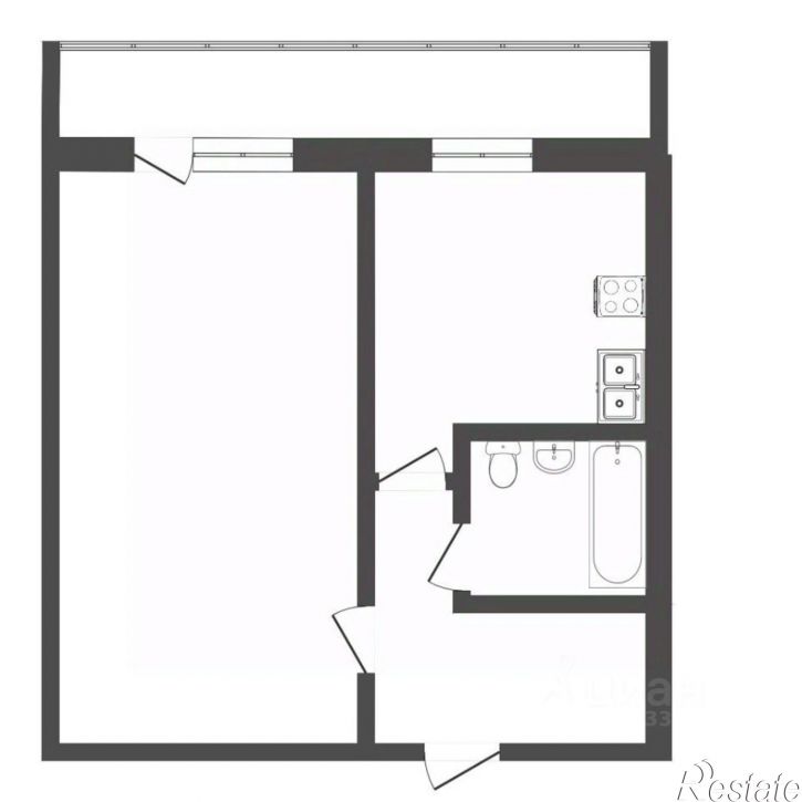 1-комн квартира проезд Геологоразведчиков, 9/5,  д. 9/5