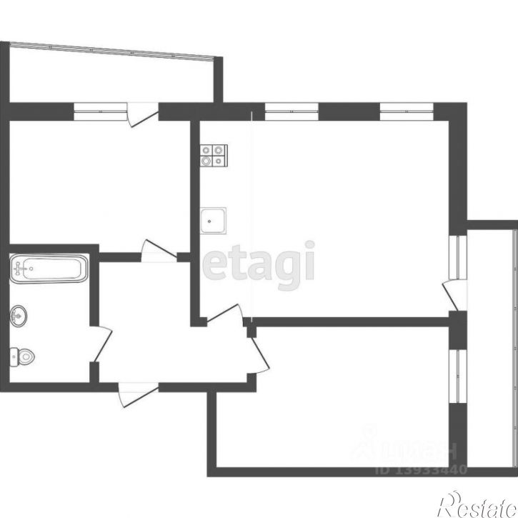 2-комн квартира ул Дружбы, 73 1,  д. 73 1,  к. 1