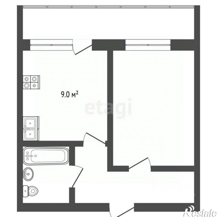 1-комн квартира ул Самарцева, 177,  д. 177