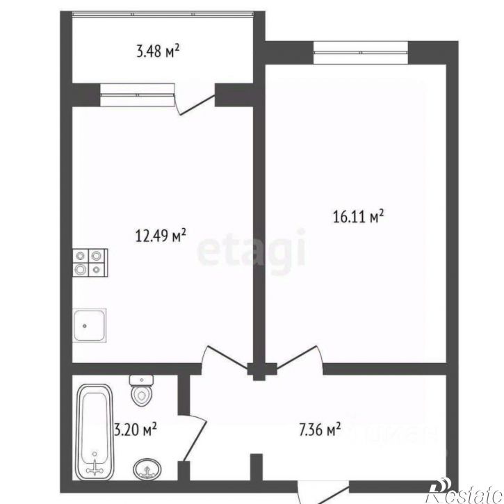 1-комн квартира улица Александра Протозанова, 10,  д. 10