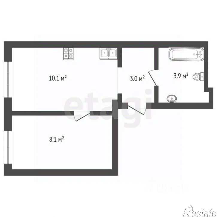 1-комн квартира ул Новгородская, 9б,  д. 9б