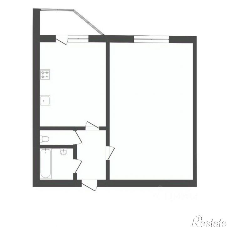 1-комн квартира Арктическая улица, 7,  д. 7