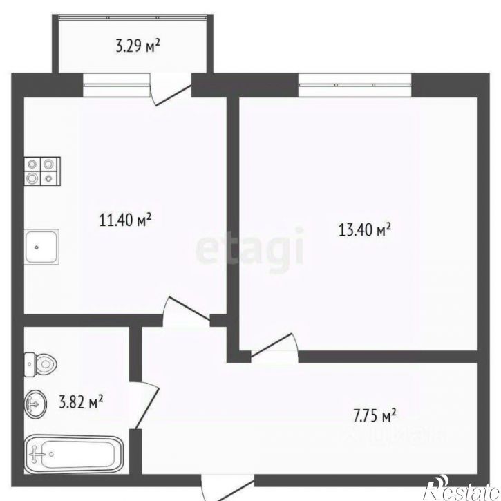 1-комн квартира Ставропольская улица, 97 к4,  д. 97 к4