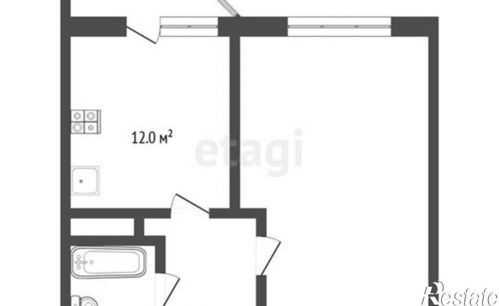 1-комн квартира Ямбургский проезд, 3,  д. 3