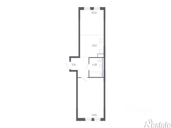 1-комн квартира в новом доме ул Юрия Рогачева, 11 2,  д. 11 2,  к. 2