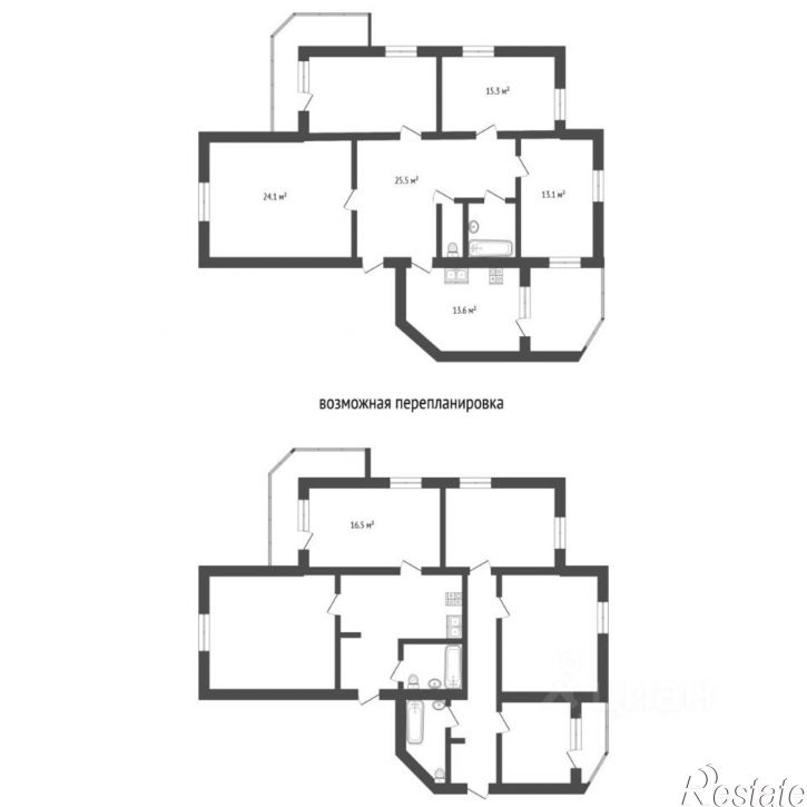 4-комн квартира Вокзальная улица, 1/3,  д. 1/3