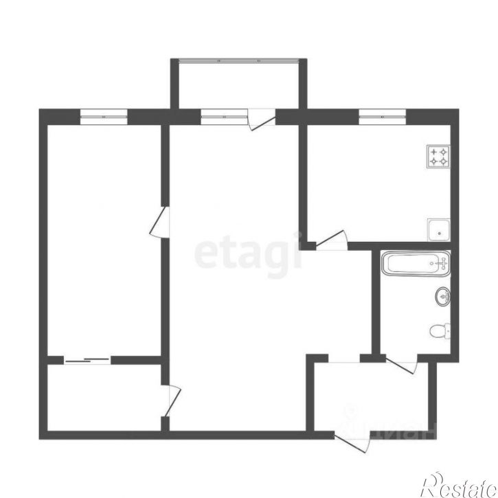 2-комн квартира Пышминская улица, 3А,  д. 3А