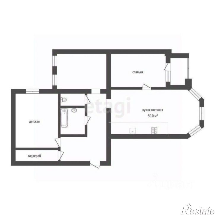 3-комн квартира улица Революции, 228,  д. 228