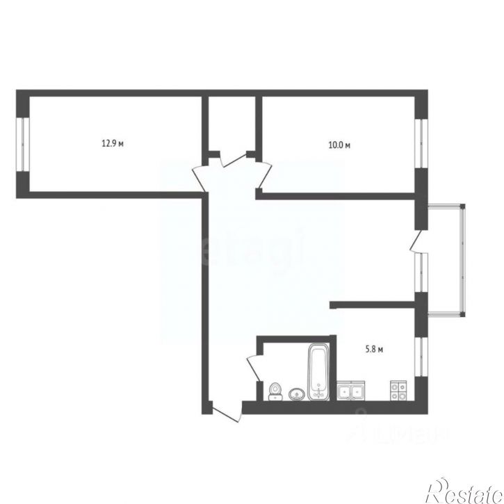3-комн квартира проезд Геологоразведчиков, 21,  д. 21