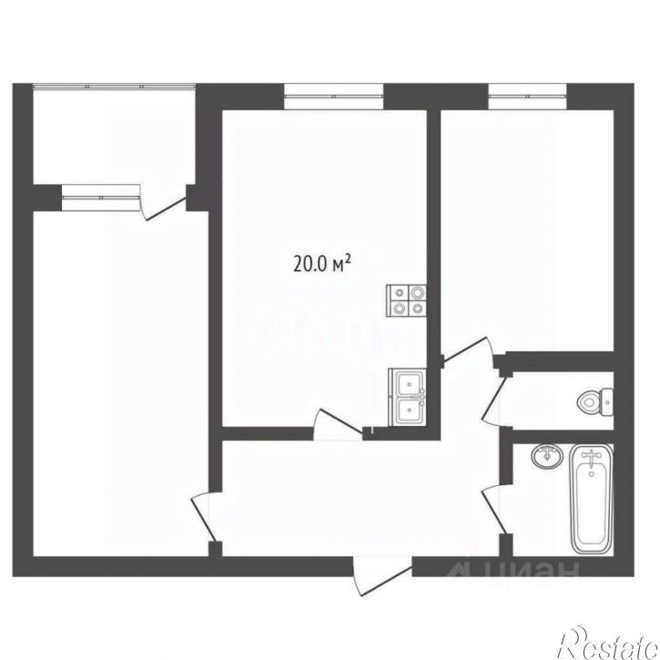 3-комн квартира ул Западносибирская, 22 1,  д. 22 1,  к. 1