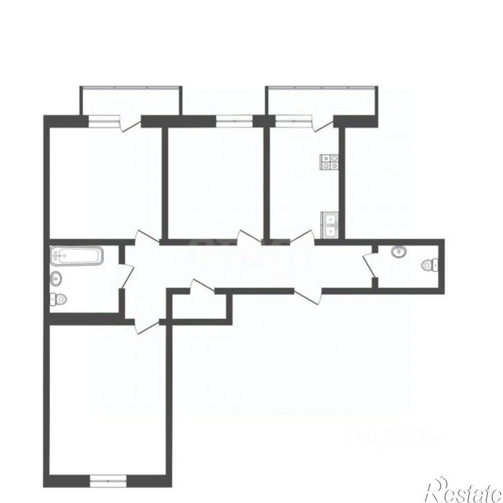 3-комн квартира улица Пермякова, 83 к1,  д. 83 к1