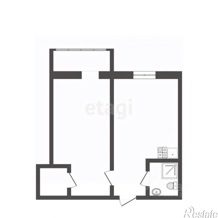 1-комн квартира ул Мельникайте, 113,  д. 113