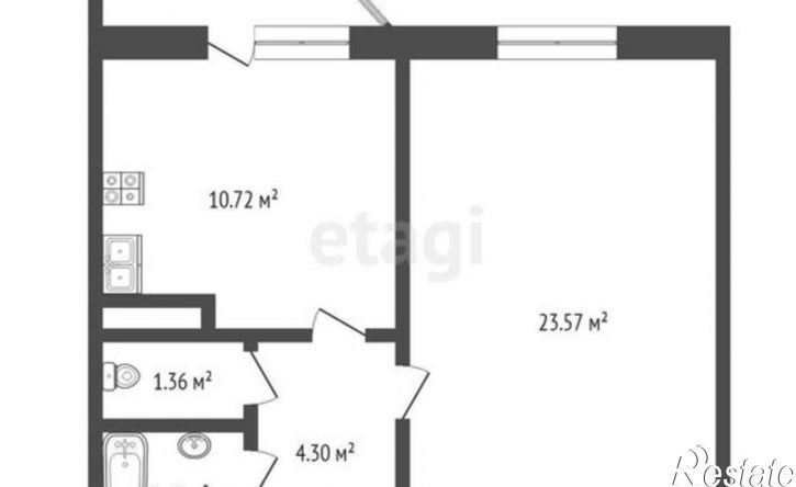 1-комн квартира Ямбургский проезд, 3,  д. 3