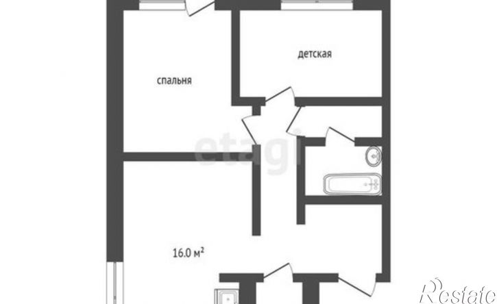 2-комн квартира улица Эрвье, 30 к4,  д. 30 к4