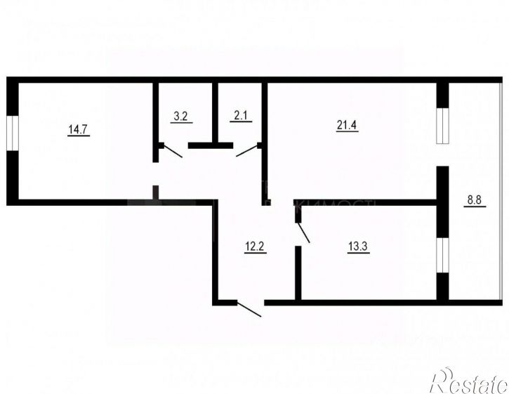 2-комн квартира Линейная улица, 15,  д. 15