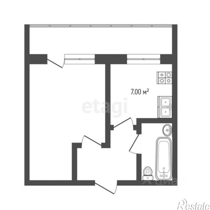 1-комн квартира ул Муравленко, 15а,  д. 15а