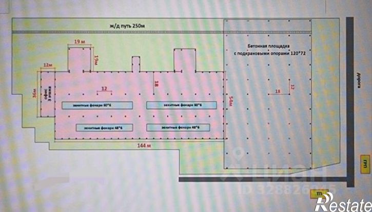 Производственное помещение 3-й км, 6 4,  д. 6 4,  к. 4
