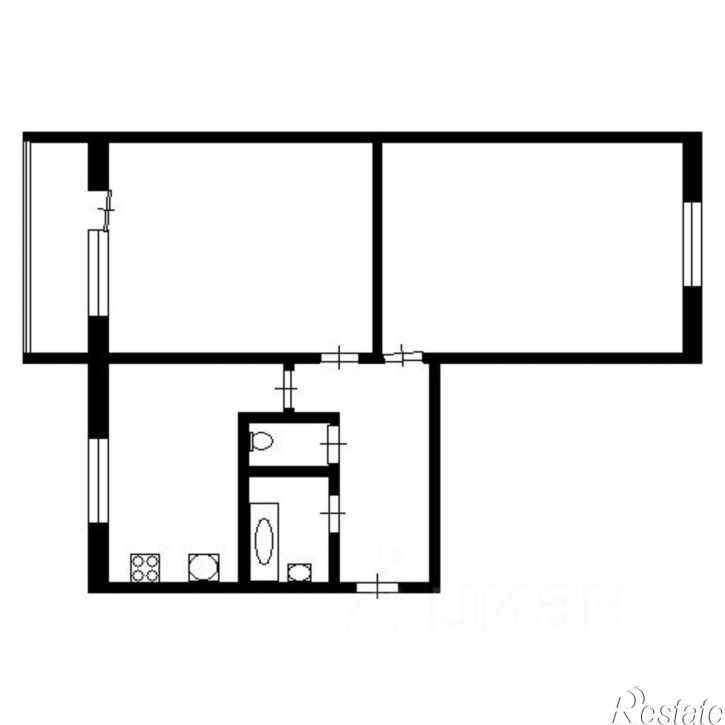 2-комн квартира ул Червишевский тракт, 35,  д. 35