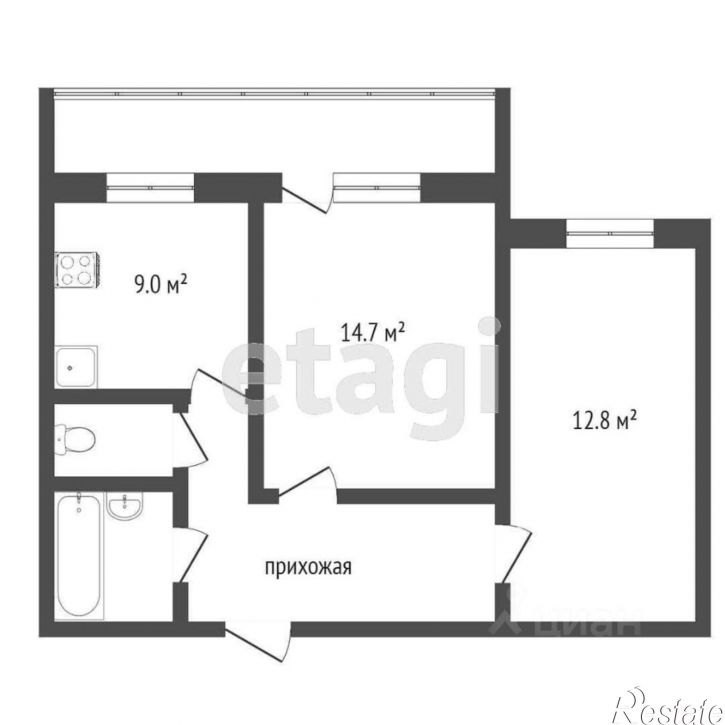 2-комн квартира ул Червишевский тракт, 35,  д. 35