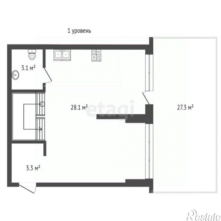 3-комн квартира ул Газовиков, 34 8,  д. 34 8,  к. 8