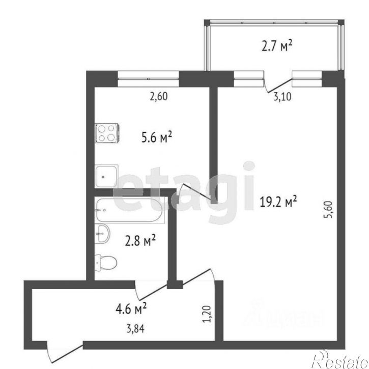 1-комн квартира улица Парфёнова, 22,  д. 22