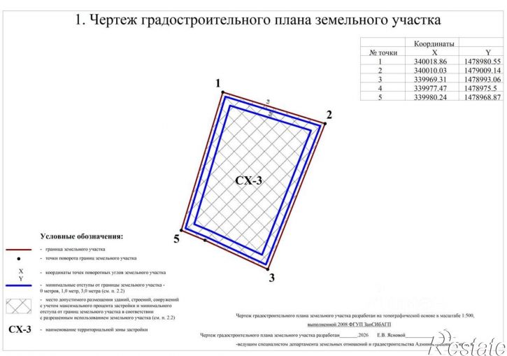Земельный участок Калиновая улица