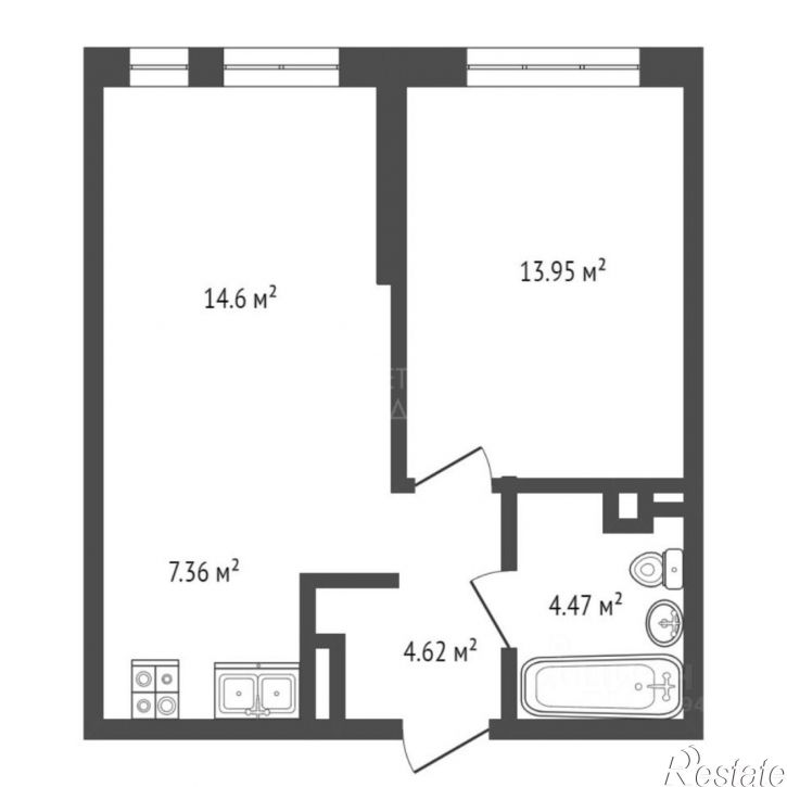 1-комн квартира улица Тимофея Чаркова, 91 к1,  д. 91 к1