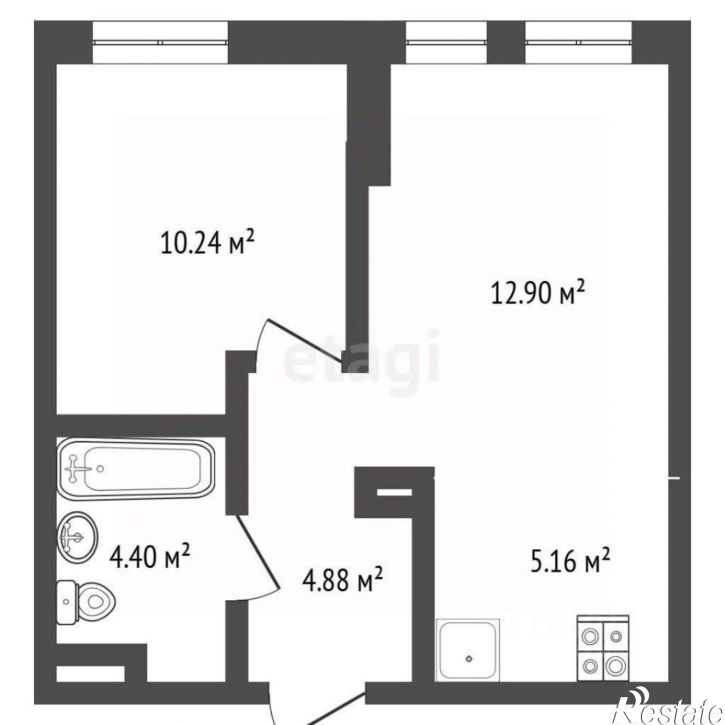 1-комн квартира улица Первооткрывателей, 14,  д. 14