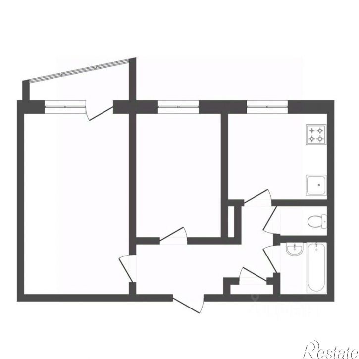 2-комн квартира ул Домостроителей, 14,  д. 14