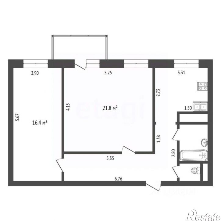 2-комн квартира ул Пермякова, 83 2,  д. 83 2,  к. 2