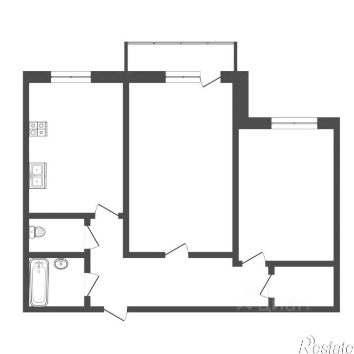 2-комн квартира Ткацкий проезд, 14,  д. 14