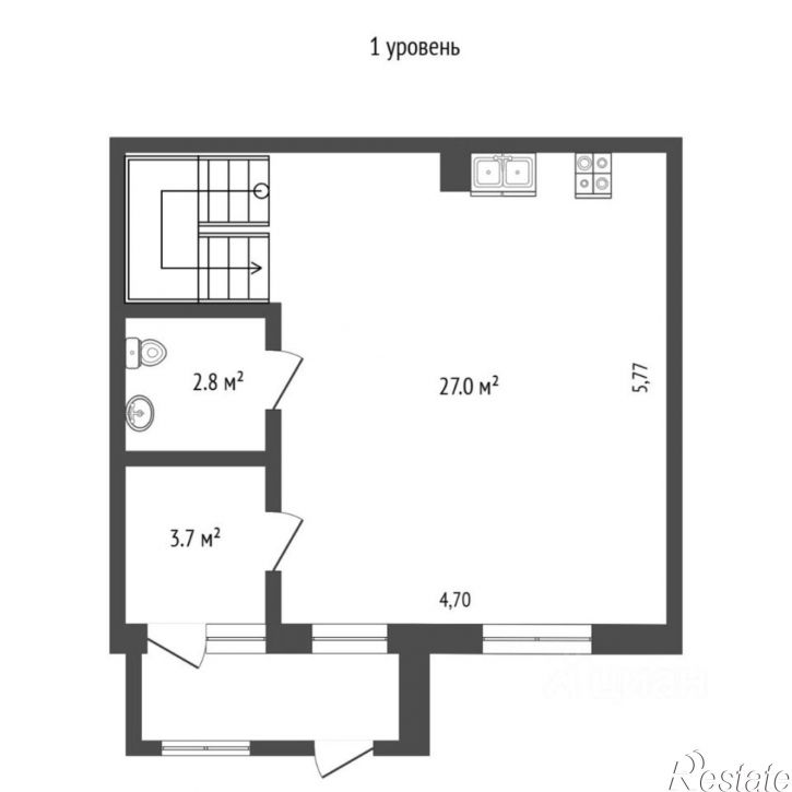 2-комн квартира ул Николая Глебова, 3,  д. 3