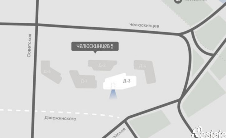 1-комн квартира в новом доме улица Дзержинского, 18,  д. 18