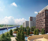 2-комн, 57 кв м, этаж 11/25 Береговая улица, 100 к1