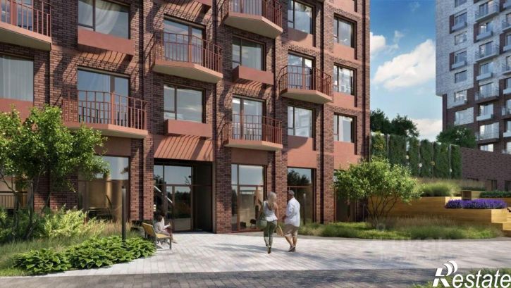 2-комн квартира в новом доме Береговая улица, 100 к1,  д. 100 к1